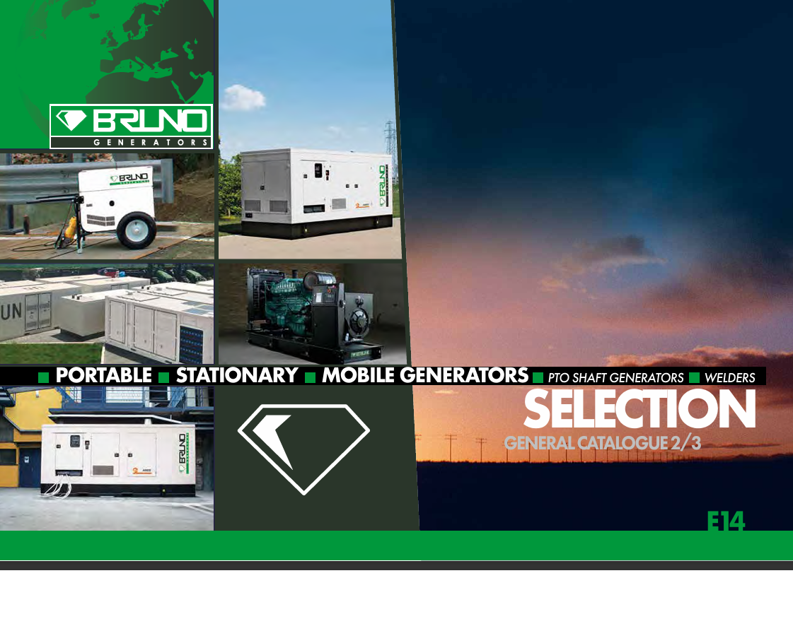 SELECTION CATALOG BRUNO GENERATORS